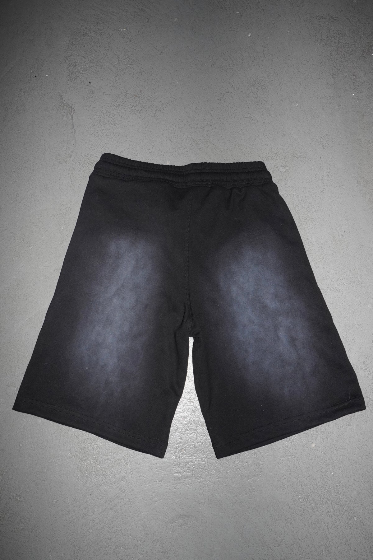 BLACK SUNFADED SHORTS