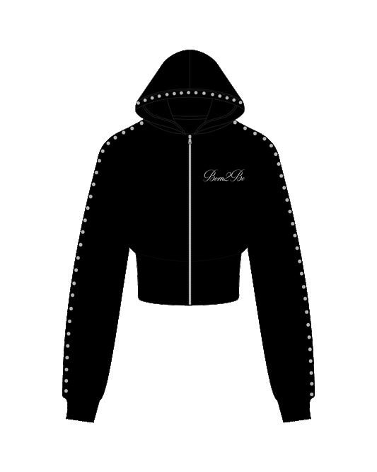 Waffle Knit Cropped Jacket